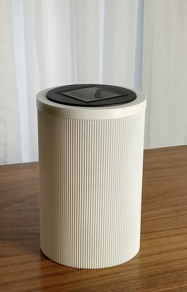 Light Pillar, indoor and outdoor solar lamp, 3d print.