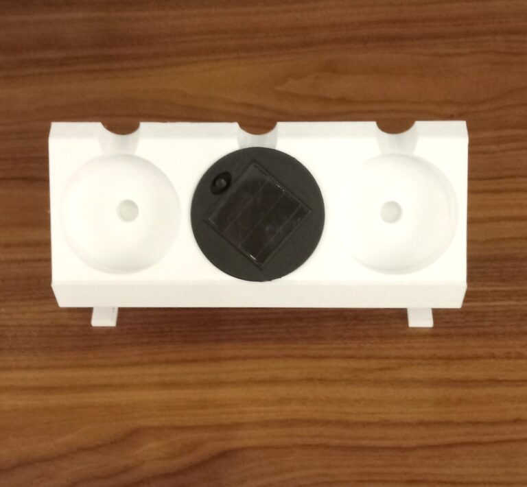 Light dock for solar replacement lights.